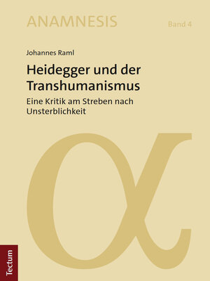 cover image of Heidegger und der Transhumanismus